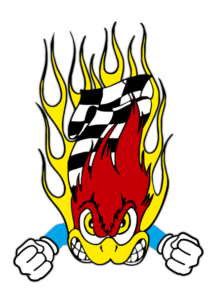 Aufkleber Woodpecker